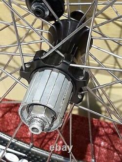 Vintage Blackwell USA Carbon Fiber Wheels Wheelset Tubular Road Bike Rare Light