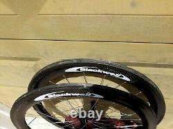 Vintage Blackwell USA Carbon Fiber Wheels Wheelset Tubular Road Bike Rare Light