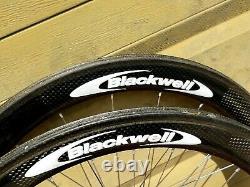 Vintage Blackwell USA Carbon Fiber Wheels Wheelset Tubular Road Bike Rare Light