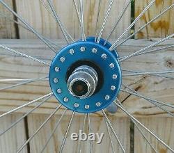 Vintage Bullseye Hubs, Araya wheelset, Classic 1990's MTB wheels + 7 spd cassett