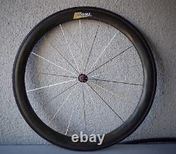 Vintage CORIMA Aero/TT Bicycle Front Wheel Carbon Fiber Tubular