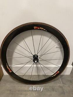 Vintage CORIMA Aero/TT Bicycle Front Wheel Carbon Fiber Tubular