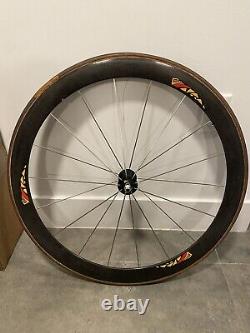 Vintage CORIMA Aero/TT Bicycle Front Wheel Carbon Fiber Tubular