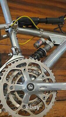 Vintage GT Team RTS Mountain Bike 90s MTB XTR Spin Carbon Wheels + Extras