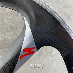 Vintage Specialized Trispoke Carbon Fiber Rear Wheel 700c 3 Spoke Clincher 130