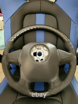 Volvo VNL 780 730 670 Steering wheel Customized Real Carbon Fiber and Leather
