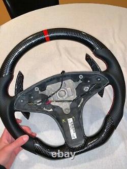 W204, W212 C-E Class Custom Carbon Fiber Steering Wheel (With Paddle Shifters)