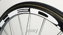 Williams 40mm Carbon Tubular Wheelset Campagnolo 10sp Cassette Tires HED Decals