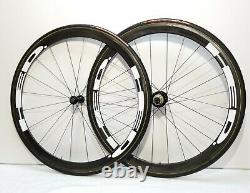 Williams 40mm Carbon Tubular Wheelset Campagnolo 10sp Cassette Tires HED Decals