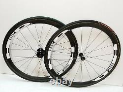 Williams 40mm Carbon Tubular Wheelset Campagnolo 10sp Cassette Tires HED Decals