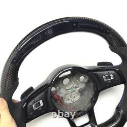 With LED For VW Golf 7 GTI Golf R MK7 2014+ Replace Carbon Fiber Steering Wheel