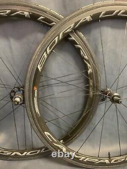 XLNT Campagnolo Bora Ultra 35 Wheels AC3 24.2mm Shimano Vittoria Corsa Tubulars