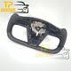 YOKE Matte Carbon Fiber Steering Wheel fit for Tesla Model S 2014-2023 Black