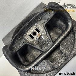Yoke Carbon Fiber Steering Wheel fit For Tesla model X model S 2014-2023