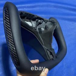 Yoke Steering Wheel Carbon Fiber withHeated For Tesla Model X & Model S 2014-2023