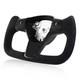 Yoke Steering Wheel For Tesla Model 3& Y 2017+ Alcantara & Carbon Fiber withHeated