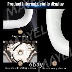Yoke Steering Wheel Glossy Carbon Fiber For Tesla Model 3/Y 2017-2023 with Heating