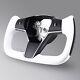 Yoke Steering Wheel withHeating For Tesla Model 3&Y Leather&Carbon Fiber 2017-2023