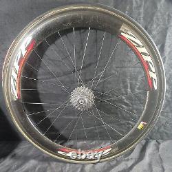 ZIPP Speed Weaponry Carbon Fiber Tubular Wheelset 635mm Front Rear & Wheel Bag