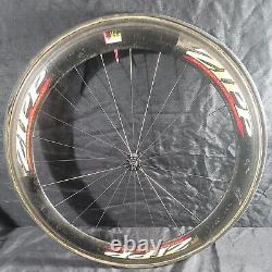 ZIPP Speed Weaponry Carbon Fiber Tubular Wheelset 635mm Front Rear & Wheel Bag