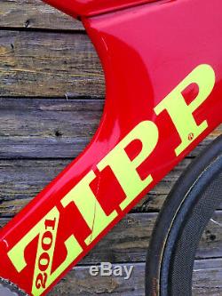 Zipp 2001 Vintage TT Bike with matching Zipp 400 Wheels