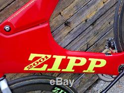 Zipp 2001 Vintage TT Bike with matching Zipp 400 Wheels