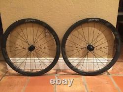 Zipp 303S Carbon Tubeless Disc Brake 12mm Centerlock Wheel Set SRAM XDR Low Mile