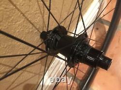 Zipp 303S Carbon Tubeless Disc Brake 12mm Centerlock Wheel Set SRAM XDR Low Mile