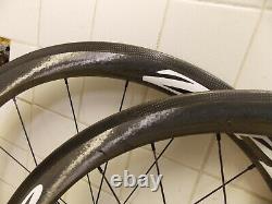 Zipp 303 Firecrest Carbon Fiber Clincher Road Wheelset Wheels Shimano Sram