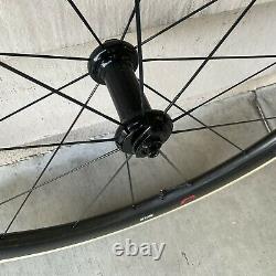 Zipp 303 Firecrest Tubular Wheelset 11 Speed Shimano Rim Brakes 28mm R 25mm F