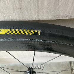 Zipp 303 Firecrest Tubular Wheelset 11 Speed Shimano Rim Brakes 28mm R 25mm F