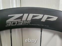 Zipp 303 SE Disc Wheel Set New Center Lock Thru Axel Shimano Freehub