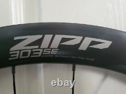 Zipp 303 SE Disc Wheel Set New Center Lock Thru Axel Shimano Freehub