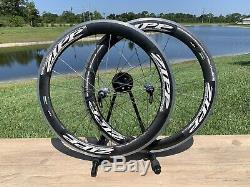 Zipp 404 Clincher Wheel Set, 10 Speed, 700c, Shimano/SRAM, Clydesdale Rims