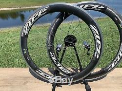 Zipp 404 Clincher Wheel Set, 10 Speed, 700c, Shimano/SRAM, Clydesdale Rims