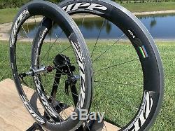 Zipp 404 Clincher Wheel Set, 10 Speed, 700c, Shimano/SRAM, Clydesdale Rims