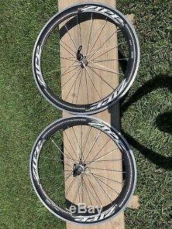 Zipp 404 Clincher Wheel Set, 10 Speed, 700c, Shimano/SRAM, Clydesdale Rims