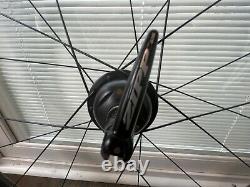Zipp 404 Firecrest Clincher with Power Tap Wheel Set Set Up For Campy 11 Speed