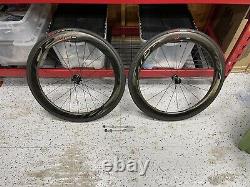 Zipp 404 Wheelset 700c Clincher Shimano/Sram 10/11 Speed Rim Brake Wheels Set