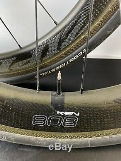 Zipp 404 and 808 NSW Clincher Wheels Front & Rear with Bags