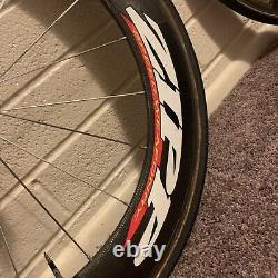 Zipp 808 Carbon wheelset with Skewers tires Rear Wheel Needs To Be Reglued