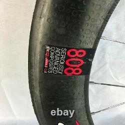 Zipp 808 tubular Rim Brake Rear Wheel 700c